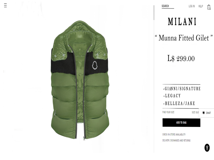 MILANI. Munna Fitted Matte Moncs Gilet // Green.