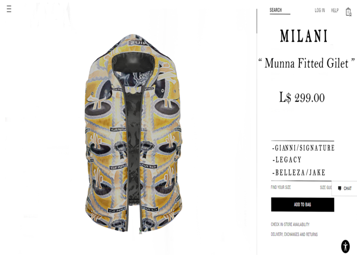MILANI. Munna Fitted Oblique Genus Moncs Gilet.