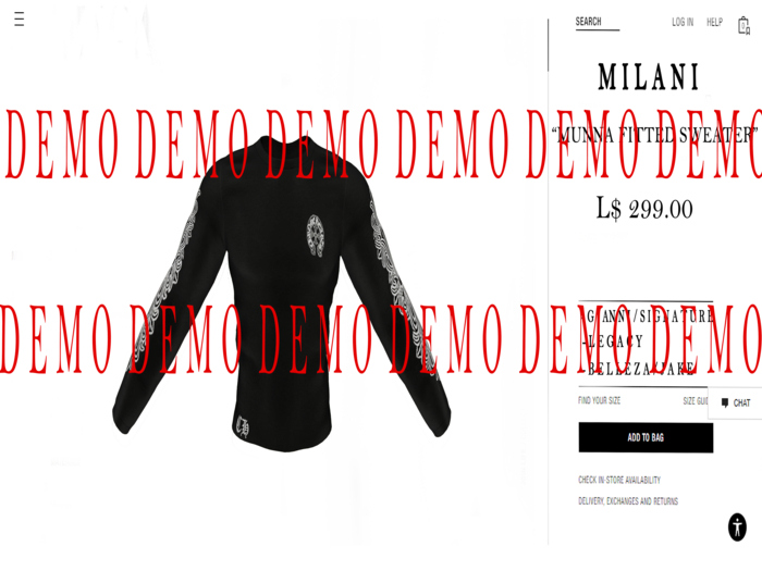 MILANI. Munna Fitted Sweater "DEMO".