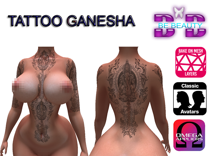 Be Beauty   TATTOO GANESHA
