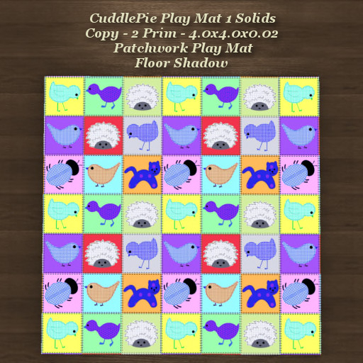CuddlePie Play Mat 1 Solids