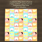 CuddlePie Play Mat 3 Pastels