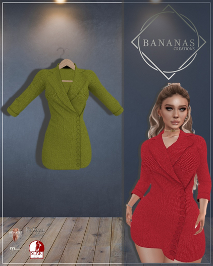 [Bananas]Glo Blazer  Olive