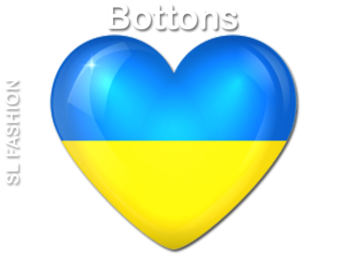 Bottons Heart - Ukraine