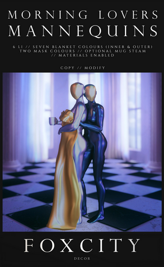 FOXCITY. Decor - Morning Lovers Mannequins