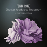 POISON ROUGE Shativa Flower Headpiece Rhapsody