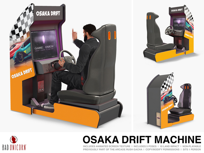 Osaka Drift Machine (Previously - Arcade Rush Gacha Set)