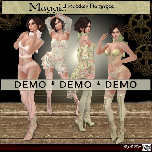 C&F MAGGIE Romantic Boudoir OUTFIT BUNDLE #1 2024 Demo