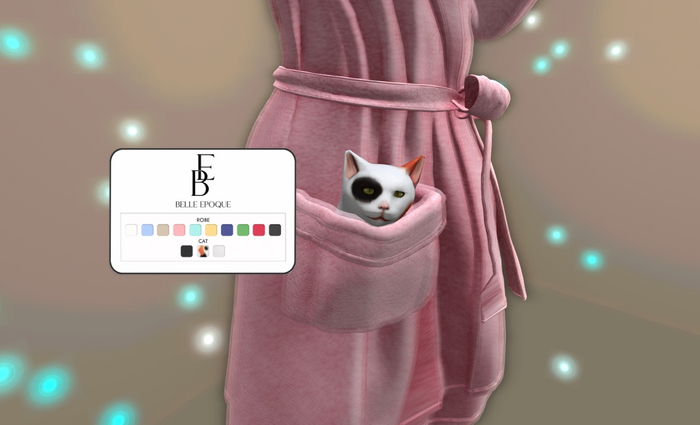 SWEET KITTEN ROBE RARE MAITREYA