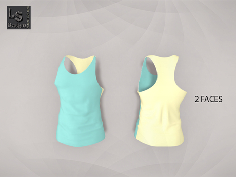 Second Life Marketplace - LS DESIGNS [SET 0012] TANK TOP FULL PERM (DEMO)