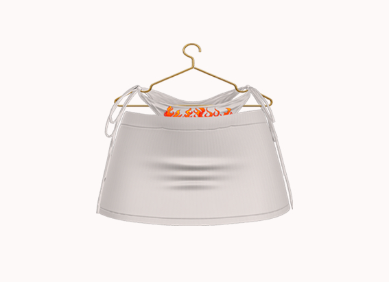 ::GC:: Skirt Caity (White)