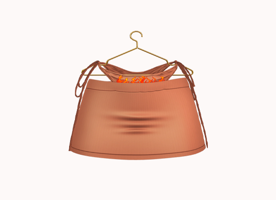 ::GC:: Skirt Caity (Light Brown)