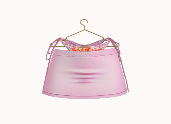::GC:: Skirt Caity (Rose)