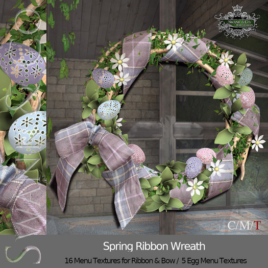 Swank & Co. Spring Ribbon Wreath