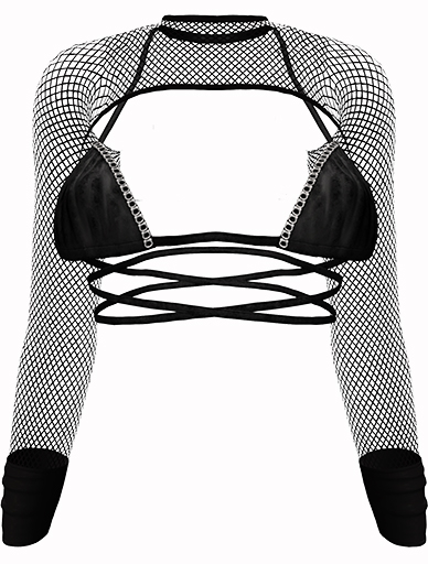 *CK* Easy on me top BLACK