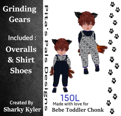 {PPD} Grinding Gears bebe Toddler Chonk 