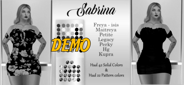 ::: F:: SABRINA DRESS DEMO