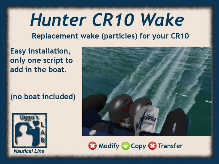Hunter CR10 Wake