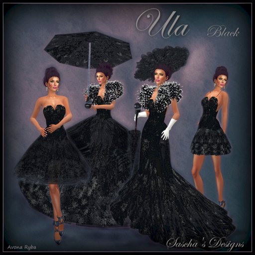 SAS - Ula Black Gown