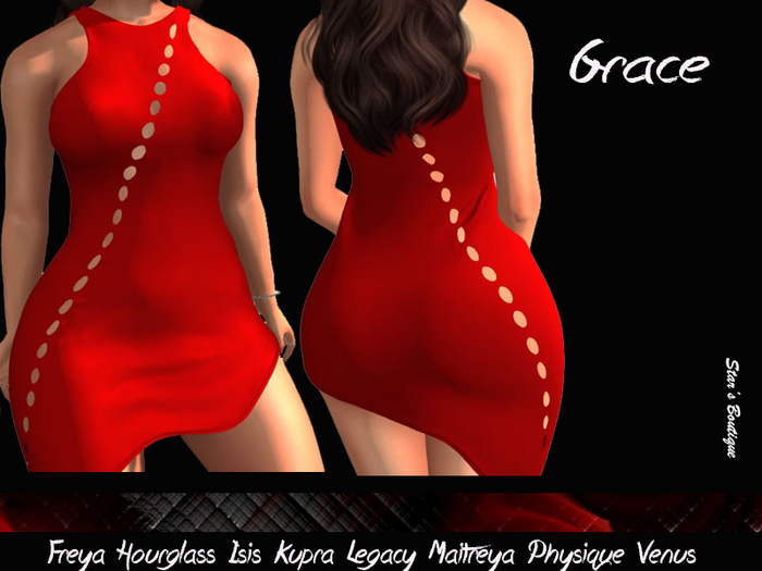 *SS** Grace Dress - Red