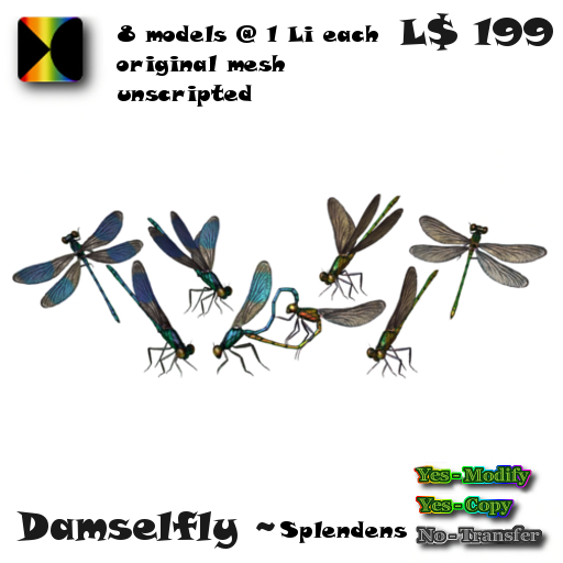 Pixelancer ~ Damselfly ~ Splendens
