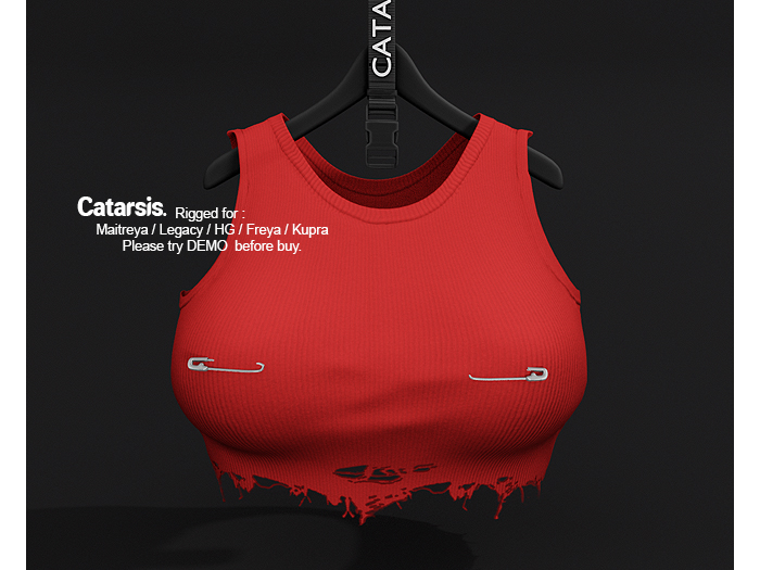 Catarsis - Silencio Top - ROJO