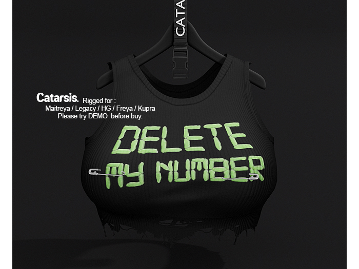 Catarsis - Silencio Top - NUMBER