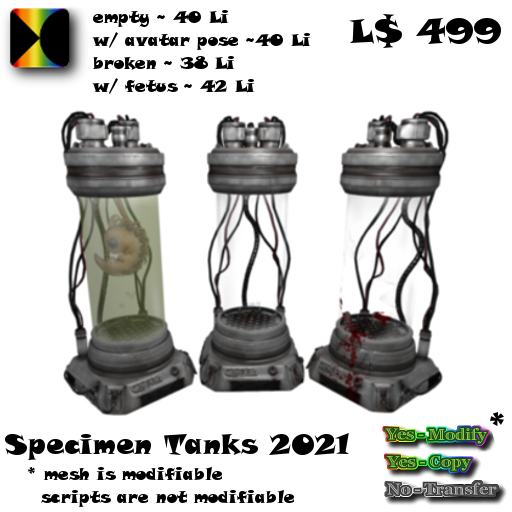 Pixelancer ~ Specimen Tanks 2021 ~ light