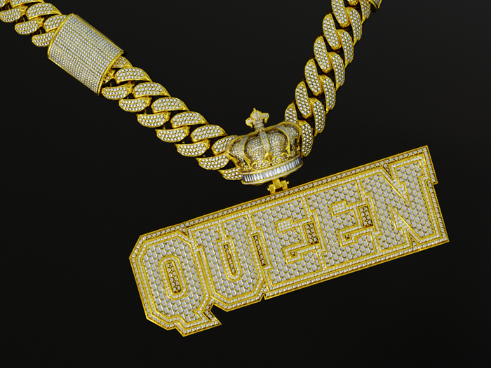 CHALO.QUEEN CWN/CLP  YGOLD