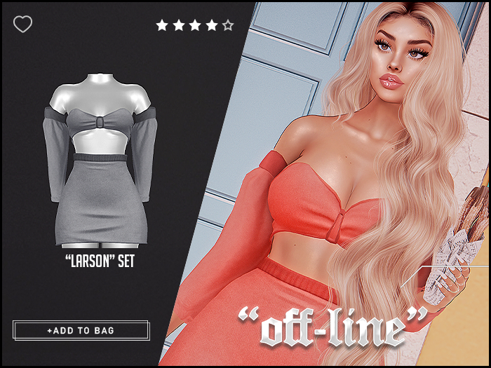 "Off-Line" x "Larson" Set / Heathered