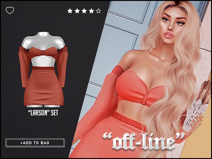 "Off-Line" x "Larson" Set / Burnt