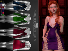 Klubb - "Amber" Fishnet Dress Tipsy