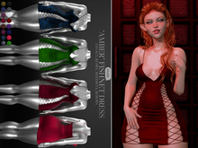Klubb - "Amber" Fishnet Dress Satan
