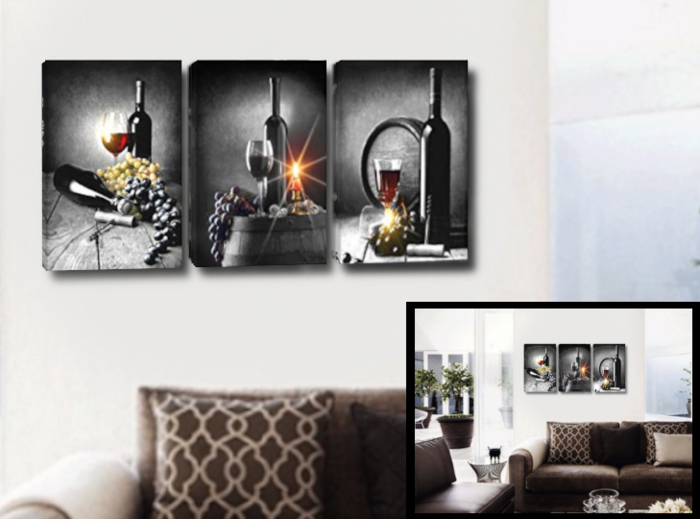 Wine Bottles  - Wall Art
