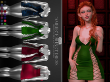 Klubb - "Amber" Fishnet Dress Poison