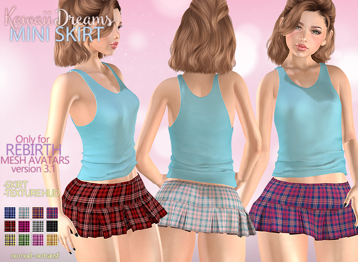 *KD* REBIRTH - MiniSkirt - Plaids