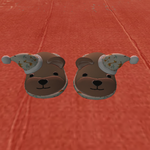 {BPG} Giraffe Bear Slippers Boxed