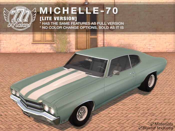 [777-lite] Michelle-70 [Soft Teal] (boxed)