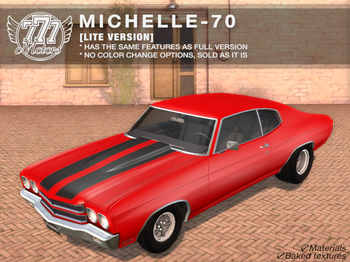 [777-lite] Michelle-70 [Red] (boxed)