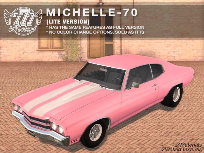 [777-lite] Michelle-70 [Pink] (boxed)