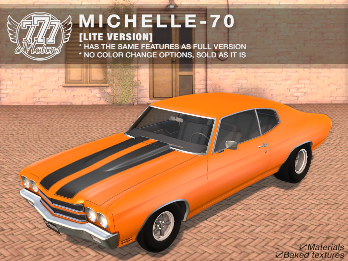 [777-lite] Michelle-70 [Orange] (boxed)
