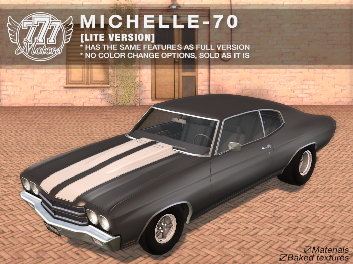[777-lite] Michelle-70 [Black] (boxed)