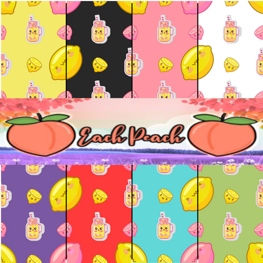 Each Peach Lemonade FULL PERM  Seamless Texture