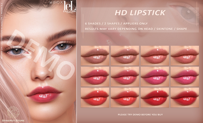 DEMO [SYN] - HD Lipstick Swansea LELUTKA EVO/EVO X