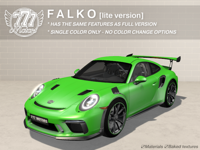 [777-lite] FALKO - Lizard (boxed)