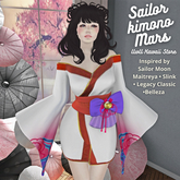 Sailor Kimono Mars UwU Kawaii Store