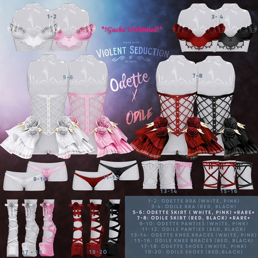 Violent Seduction - Odile Panties (Red)