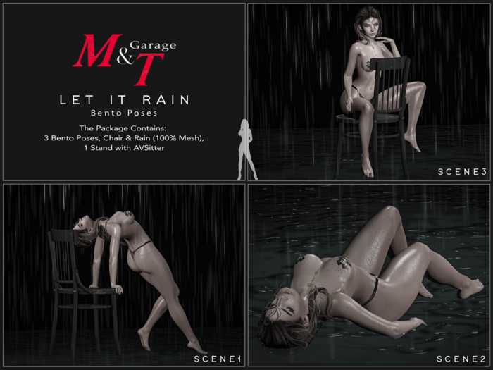 M&T Let it Rain Bento Poses