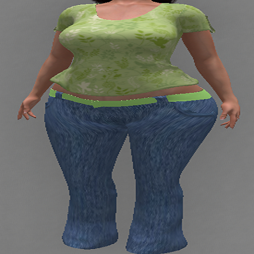 LoveMomma Green birds/Flowers Snap Top & Jeans
