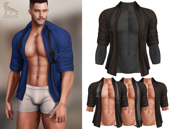 BRON - Valentine Open Shirt - Light Brown